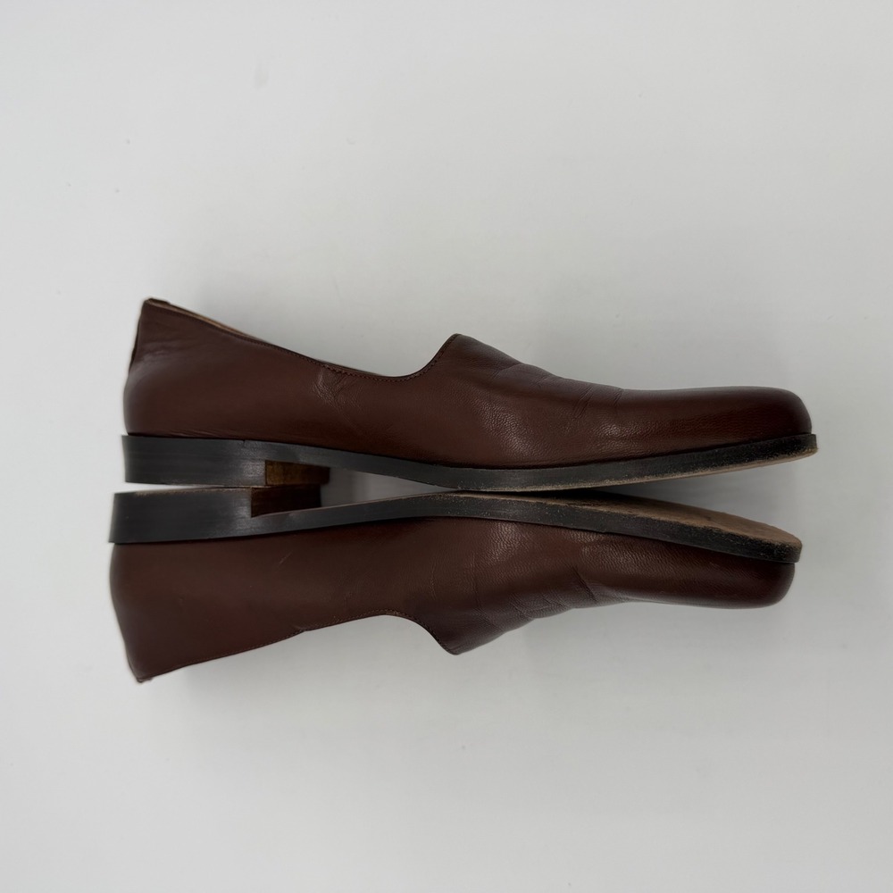Vintage Cole Haan Italian Leather Loafers Brown Slip On Flats 6.5 AAAA F3835 - Picture 6 of 8